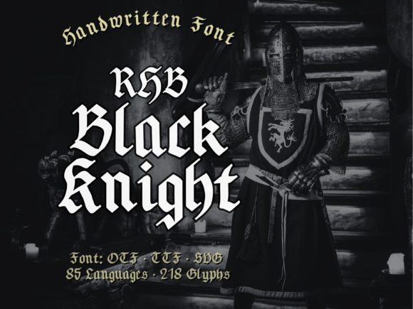 Blackknight Font - Preview 3
