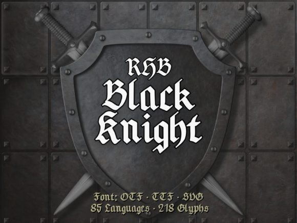 Blackknight Font - Preview 4