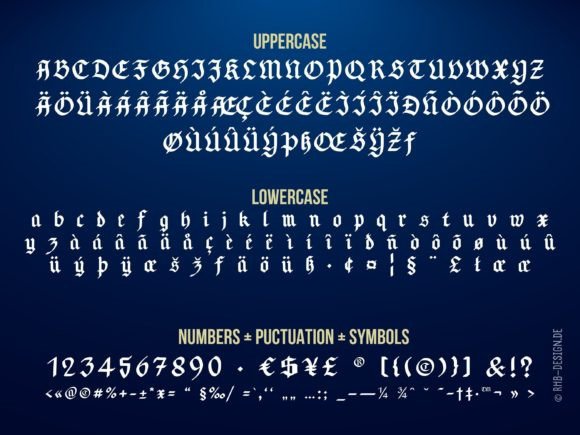Blackknight Font - Preview 5