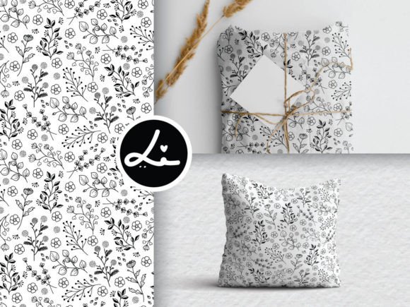 Botanical and Wild Flowers Pattern