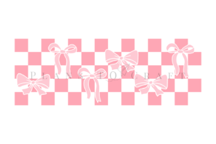 Checquered Bows Libbey Glass Can Wrap Graphic by planstocraft ...