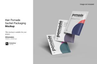 Hair Pomade Sachet Packaging Mockup Graphic by Ian Mikraz · Creative ...
