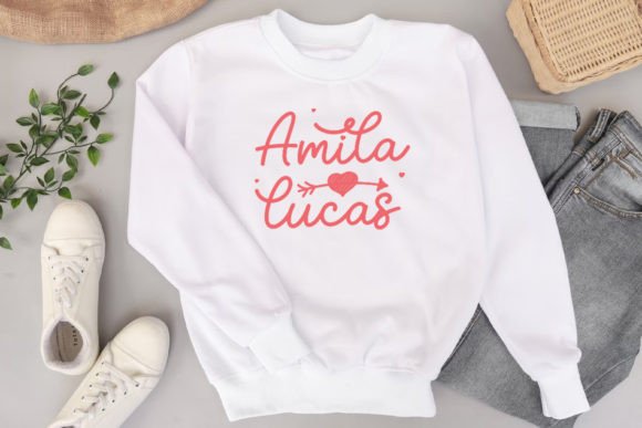 Malia Love You Font PNG with transparent background - Preview 2