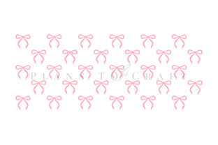 Mini Bows Libbey Glass Can Wrap SVG Graphic by planstocraft · Creative ...