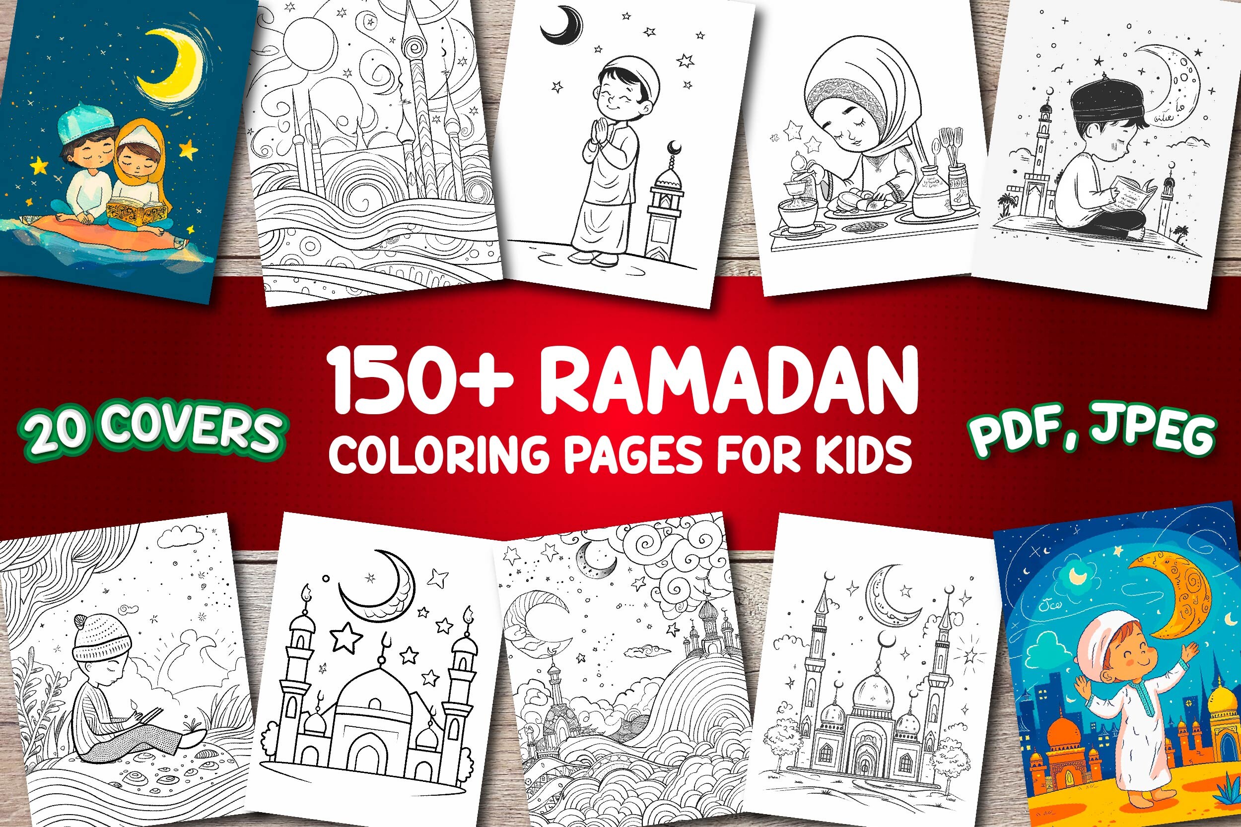 Ramadan Coloring Pages for Kids
