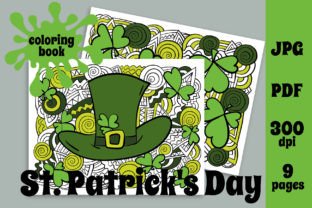 Saint Patrick's Day Coloring Book Graphic by SunnyColoring · Creative ...