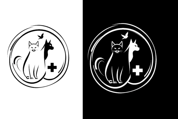 Vet Clinic Logo. Pet Shop. PNG, SVG