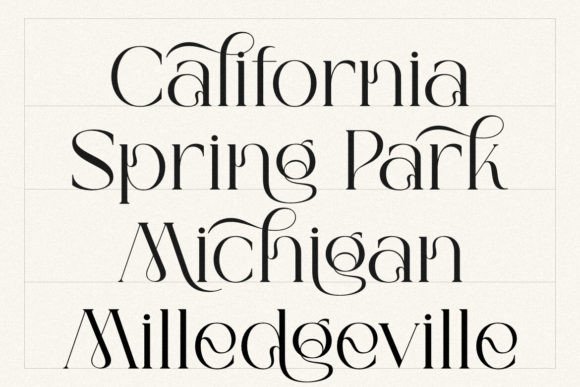 Beacon Aesthetic Font - Preview 1