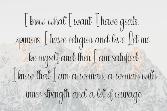 Calligraphy Font - Preview 5