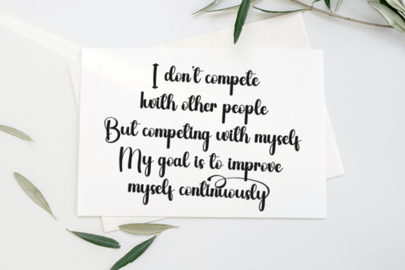 Calligraphy Font - Preview 5