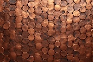 Copper non ferrous metal texture