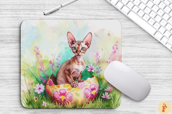 Cute Cat in Easter Egg Backgrounds Bundle Bundle · Creative Fabrica