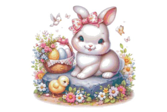 Easter Counted Cross Stitch Patterns