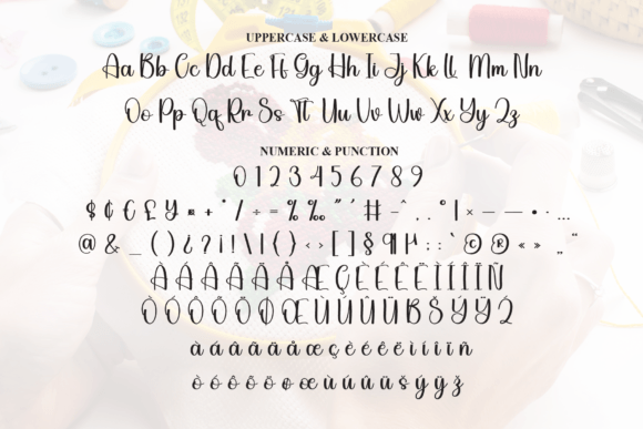 Embroidery Font - Preview 6