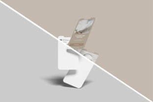 Floating UI Screen Mockup Graphic by My Code Std · Creative Fabrica