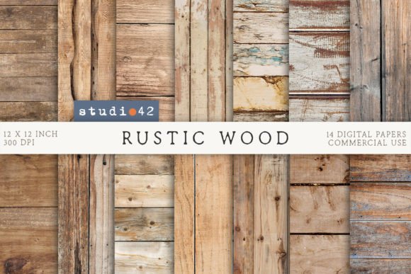 Rustic Wood Digital Paper