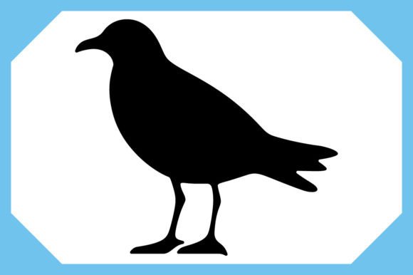 Seagull Bird Silhouette Graphic Illustrations By maream6446bd