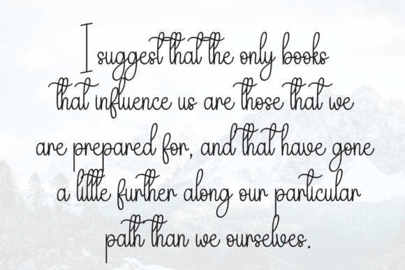 Calligraphy Font - Preview 5