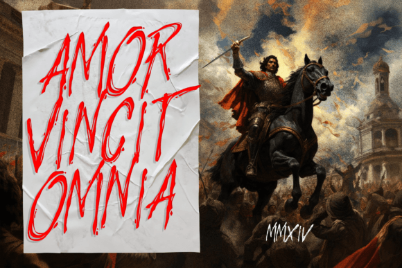 Dameter Font PNG with transparent background - Preview 3