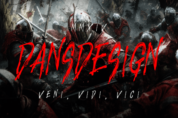 Dameter Font PNG with transparent background - Preview 6