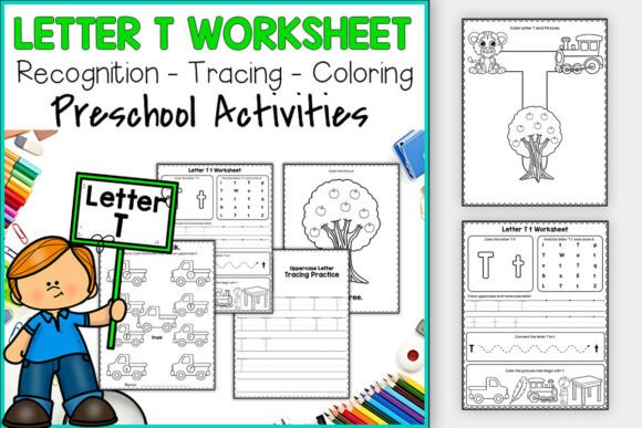 Letter T Worksheets: PreK & Kindergarten