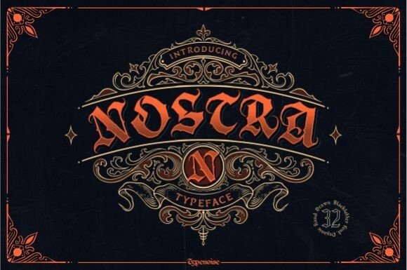 Nostra Gothic Font