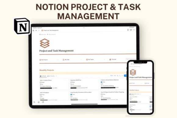 Notion Template Business and Notion Planner