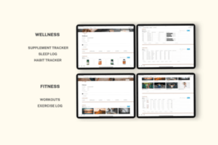 Notion Template, Notion Fitness Planner Graphic by ThePlannersDelight ...