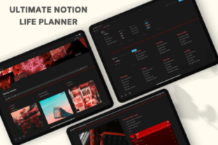 Notion Template, Notion Life Planner Graphic by ThePlannersDelight ...