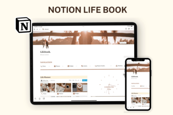 Notion Graphcs Notion Template Business, Notion Planner Graphic by ThePlannersDelight ...
