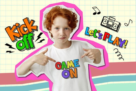 School Kits Font PNG with transparent background - Preview 4