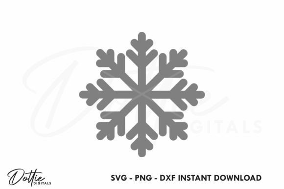 Snowflake SVG PNG DXF