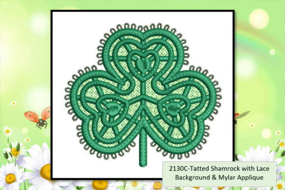 Tatted Shamrock-with Mylar-C-FSL