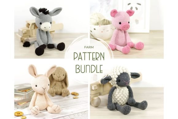 4 Amigurumi Crochet Patterns