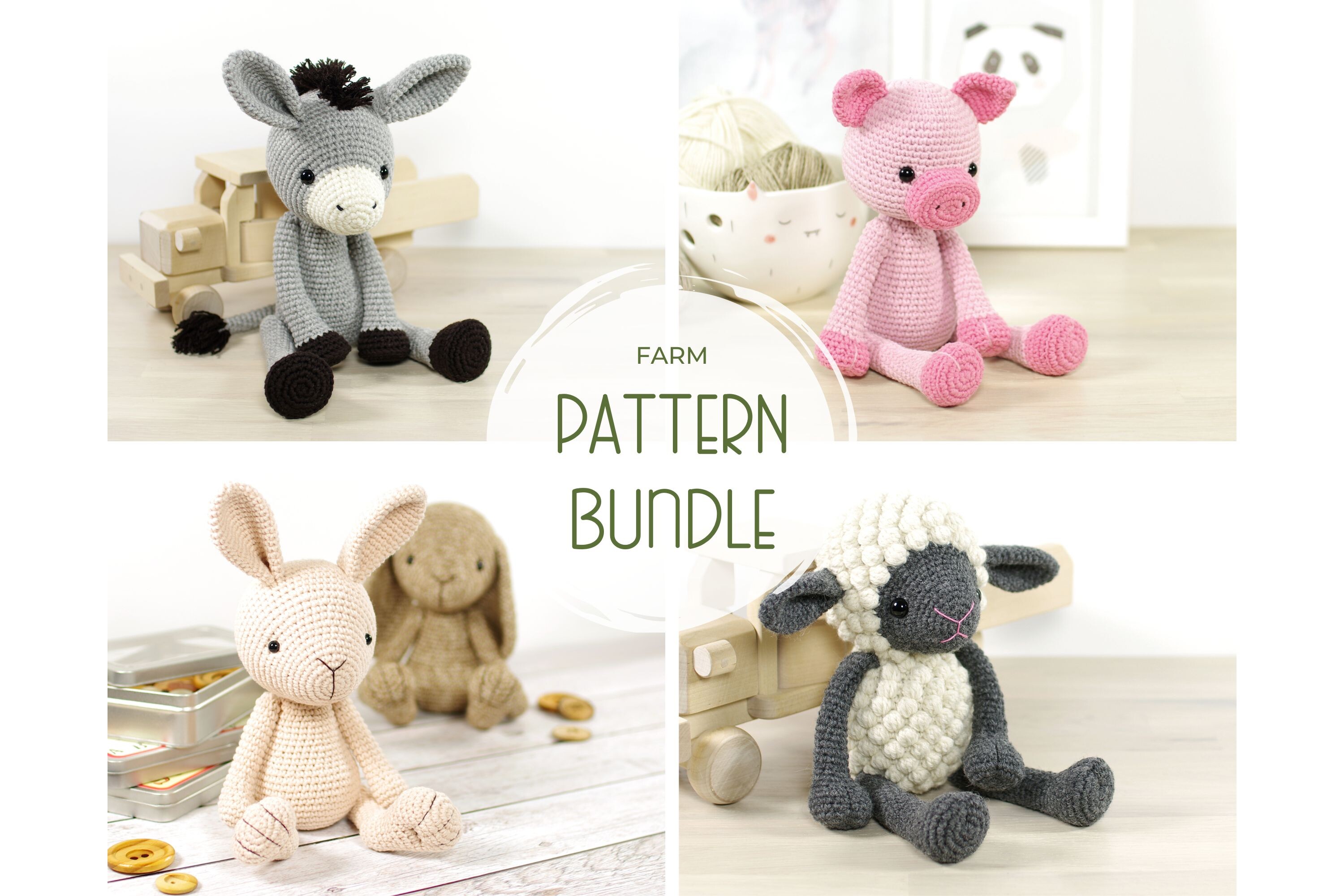 4 Amigurumi Crochet Patterns