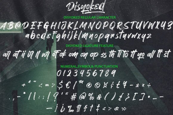 Disyoked Font - Preview 6