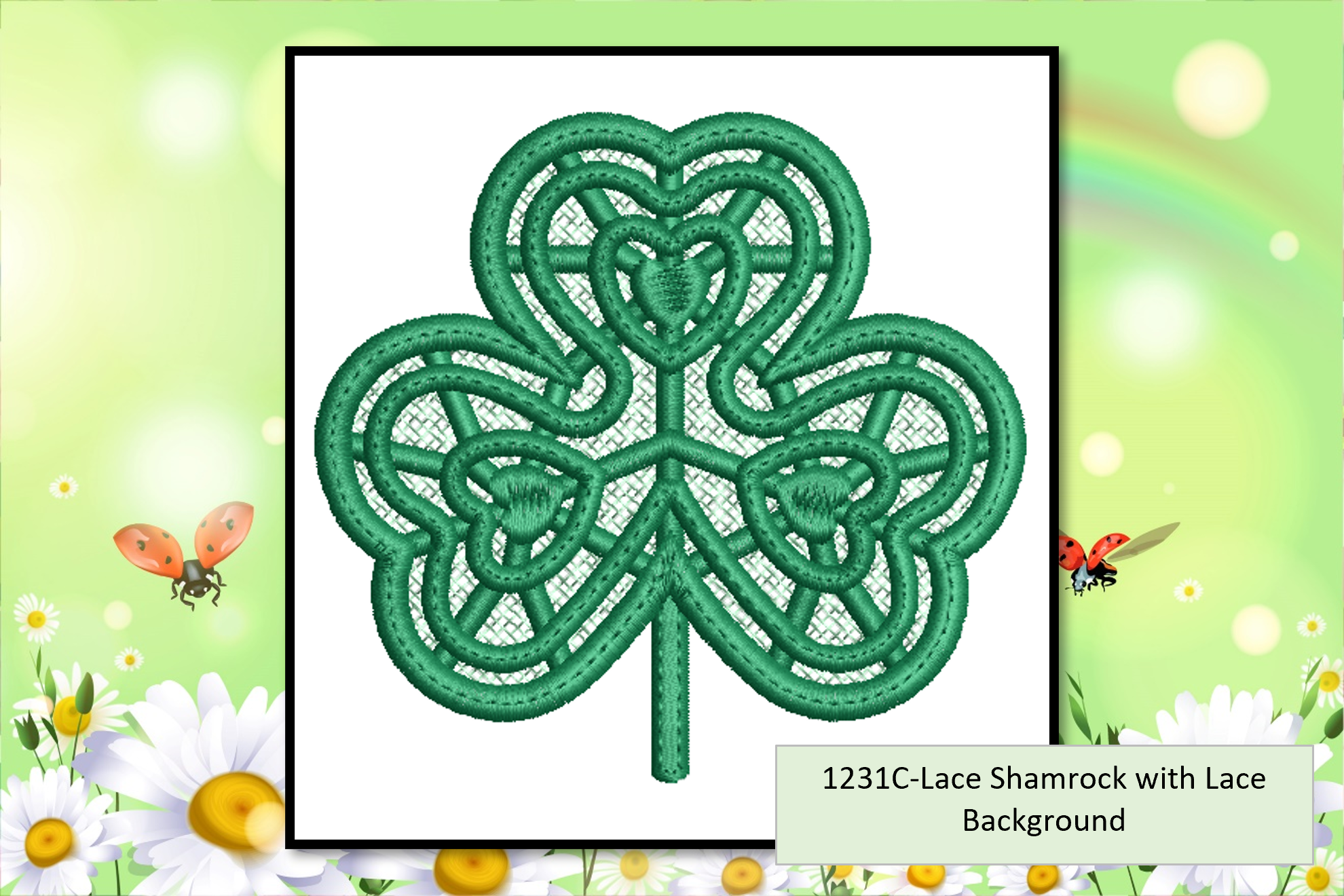 Lace Shamrock with Lace-FSL