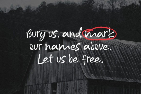 Self Written Font PNG with transparent background - Preview 2