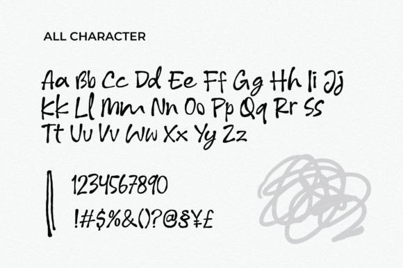 Self Written Font PNG with transparent background - Preview 6