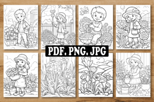 Spring Coloring Book for Kids - KDP Graphic by KDP TEMPLATES ART ...