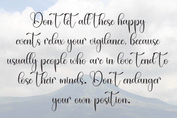Caligraphy Font - Preview 5