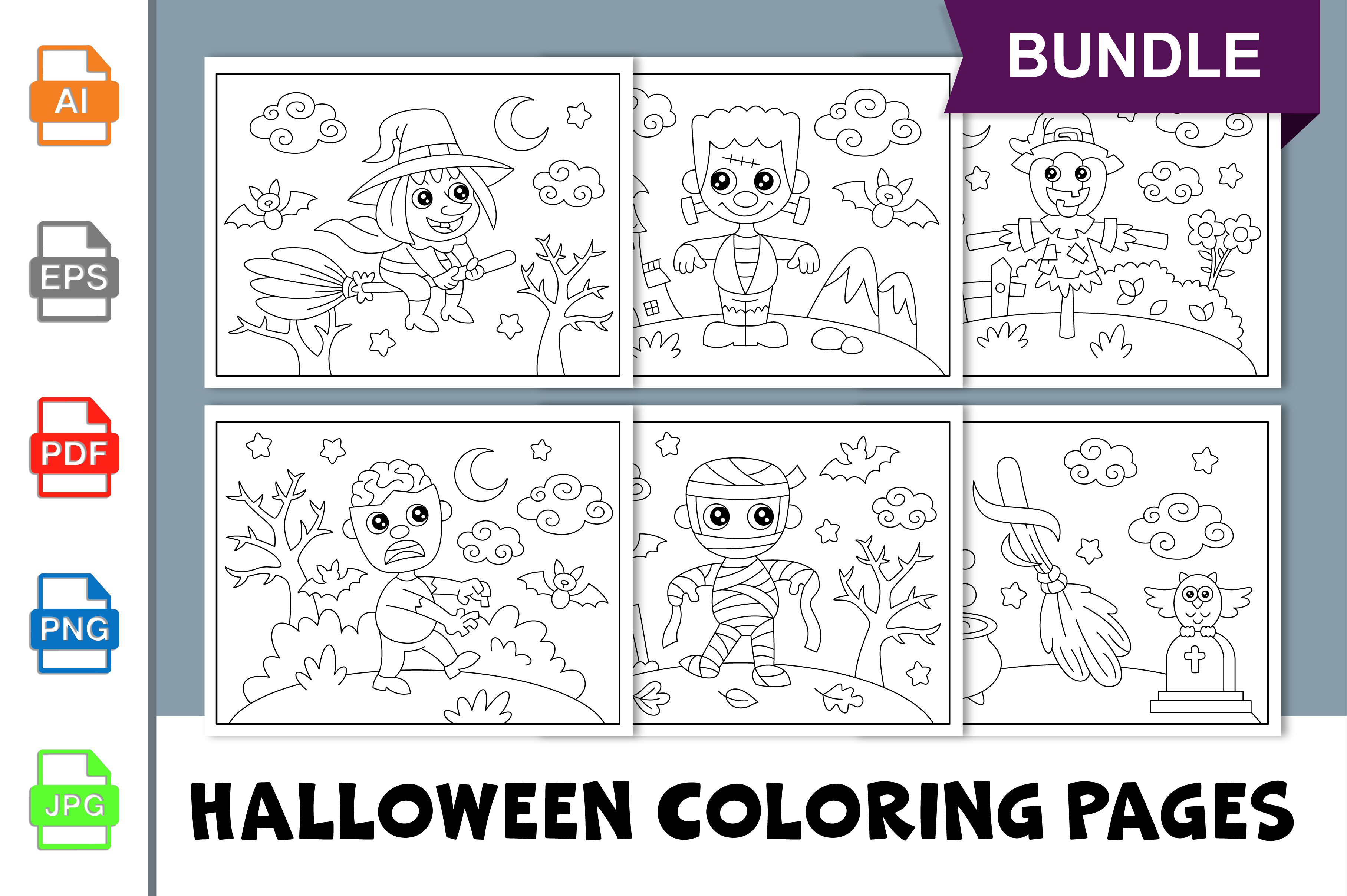 Halloween Coloring Pages for Kids