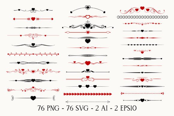 Valentine's Day Dividers
