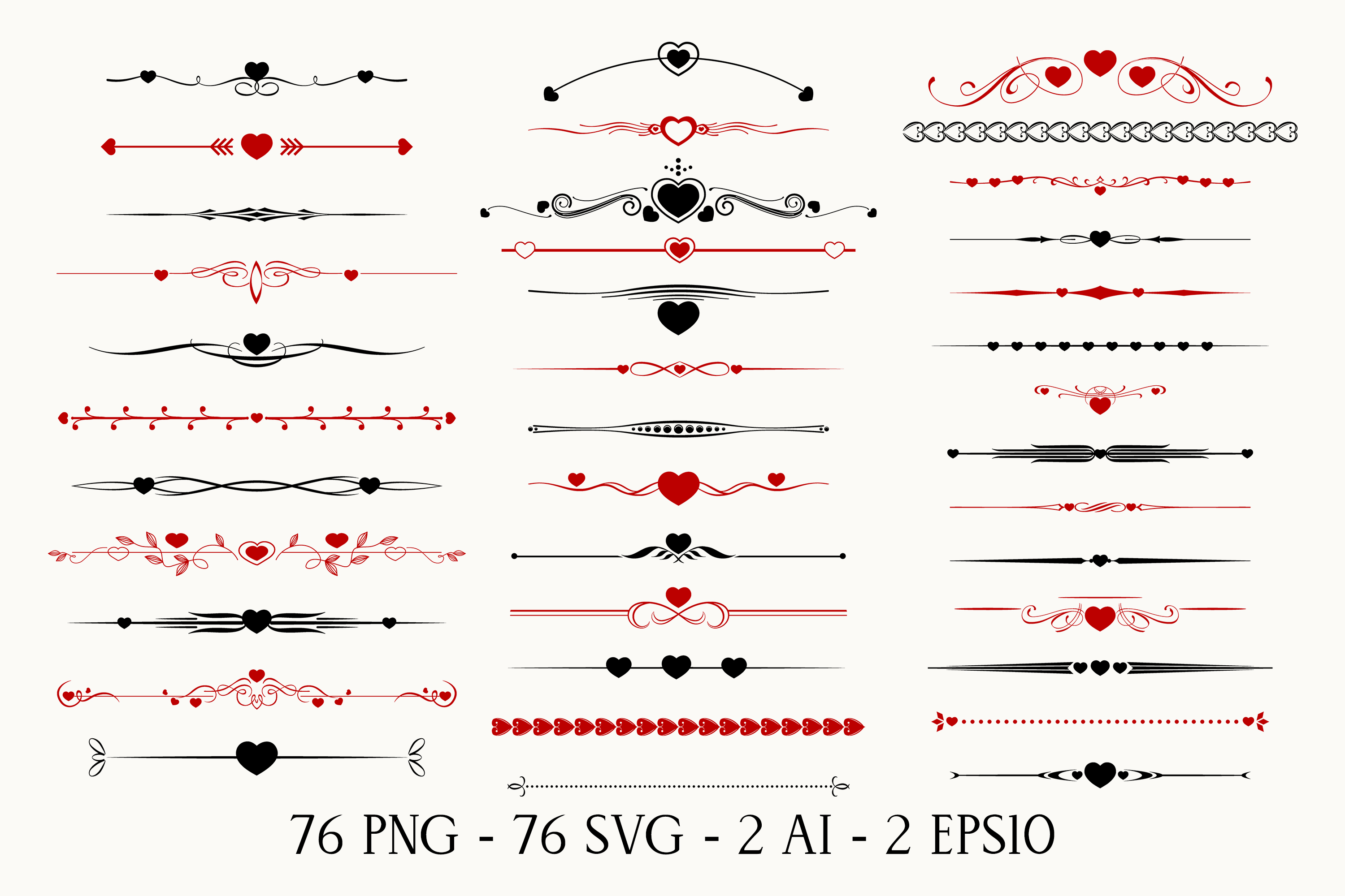 Valentine's Day Dividers