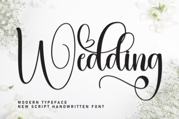 Wedding Font by andikastudio
