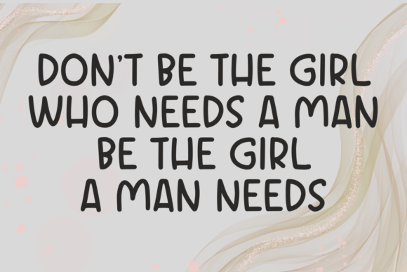 Girly Font - Preview 1