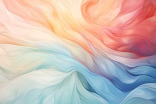 Iridescent Watercolor Background