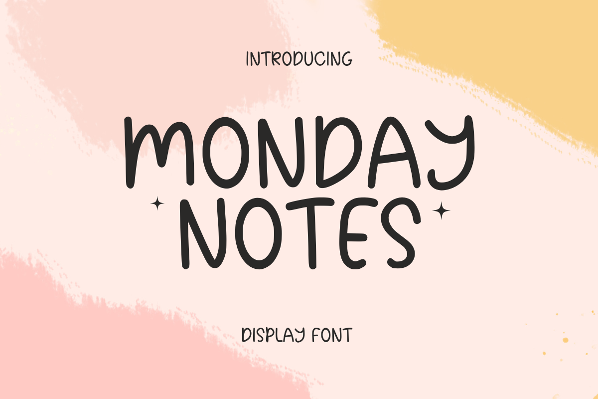 Monday Notes Font by SiapGraph · Creative Fabrica