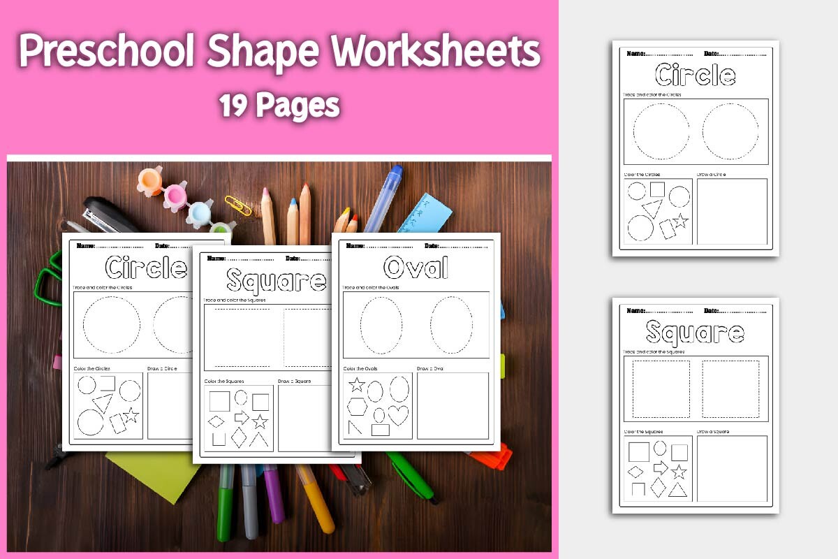 Preschool Math Adventures with 2D Shapes