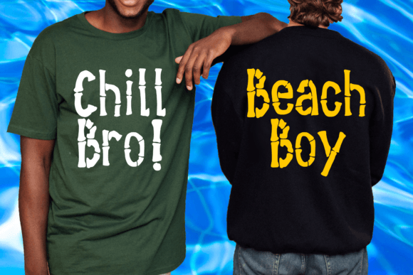 Beach Bamboo Font - Preview 2